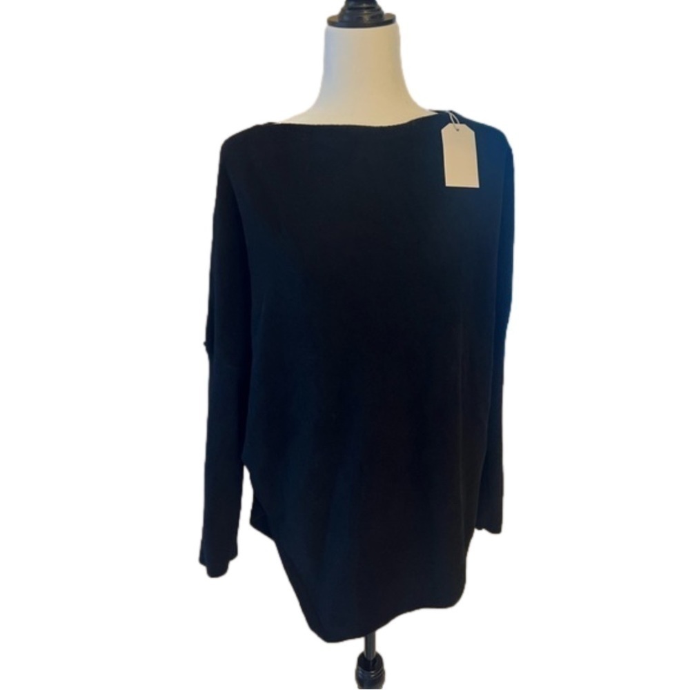 NWT Boat Neck or Off One Shoulder Diagonal Hem Sweater (Retail Price $96)
